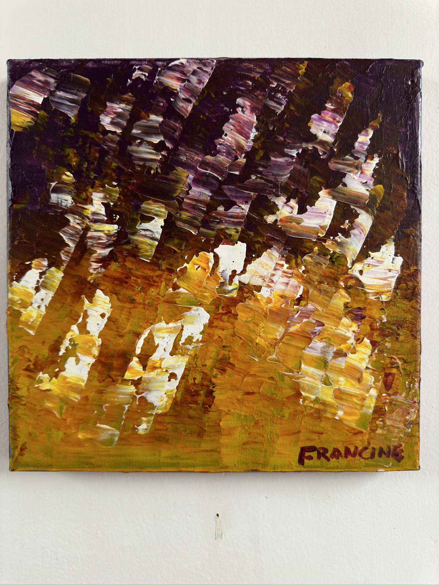 Perfect Balance, 10 x 10 acrylic on canvas